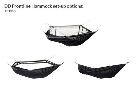 Hamak DD Hammocks Frontline - Jet Black