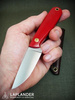 Nóż Brisa Necker 70 F - Red Micarta - Pochwa Kydex