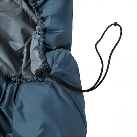 Alpinus - Śpiwór Fiber Pro WS 1300 dla praworęcznych - szałwiowy