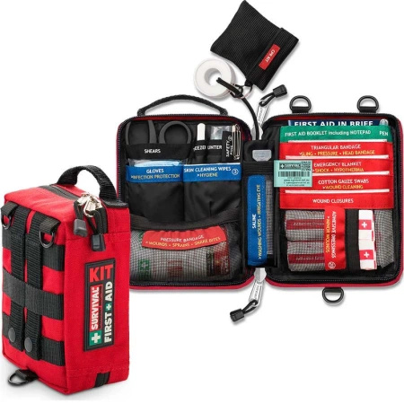 Apteczka z wyposażeniem - SURVIVAL Handy First Aid KIT