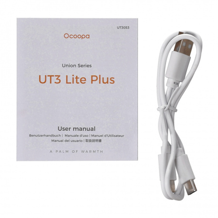 Ocoopa - Ogrzewacz elektroniczny do rąk UT3 Lite czarny w kwiatki