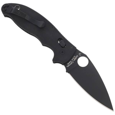 Nóż składany Spyderco Manix 2 G-10 Black / Black Blade - C101GPBBK2