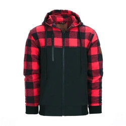 Bluza outdoorowa Lumbershell Jacket - Black/Red