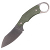 Nóż LionSteel H1 Karambit Canvas Green, Stone Washed Blade (H1 CVG)