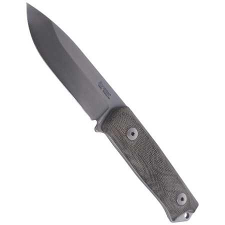 Nóż LionSteel Bushcraft Green Canvas / Stone Washed (B41 CVG)