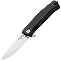 Nóż składany LionSteel Myto Black Aluminium, Stonewashed (MT01A BS)