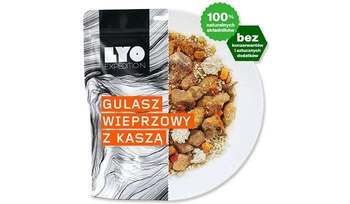 Lyo Food Expedition - Racja żywnościowa liofilizowana - Gulasz wieprzowy z kaszą 370g