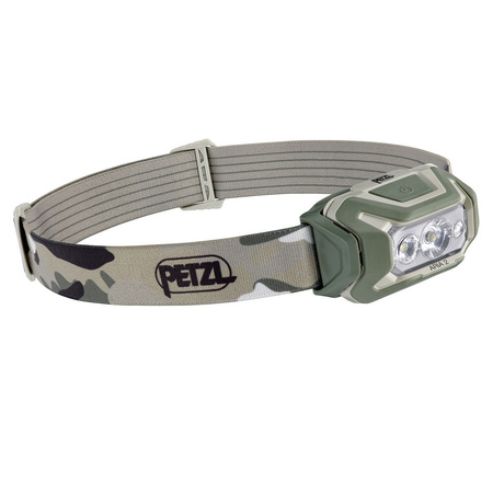 Petzl - Latarka czołowa LED Aria 2 - 450 lm - RGB - Zielona-Kamuflaż