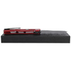 Nóż składany LionSteel ROK Aluminium Red, Black Blade (ROK A RB)