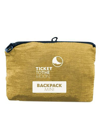 Ticket To The Moon - Plecak składany Mini Backpack Premium - Gold