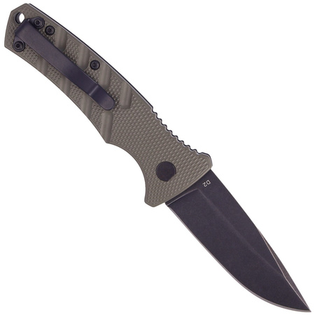 Böker Plus - Nóż automatyczny BHQ Mini Strike Drop Point OD Green - (01BO437)