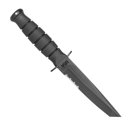 Ka-Bar 1255 - Nóż Short Tanto Black Serrated