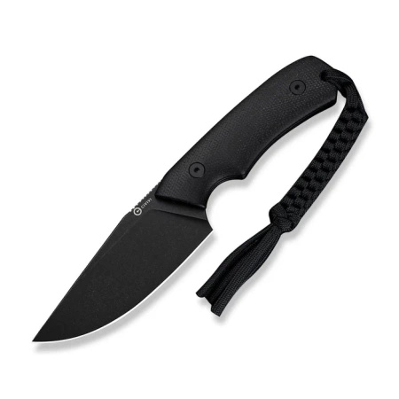 Nóż CIVIVI Gander Black Canvas Micarta, Black Stonewashed 14C28N by Matt Gentry (C24058B-2)