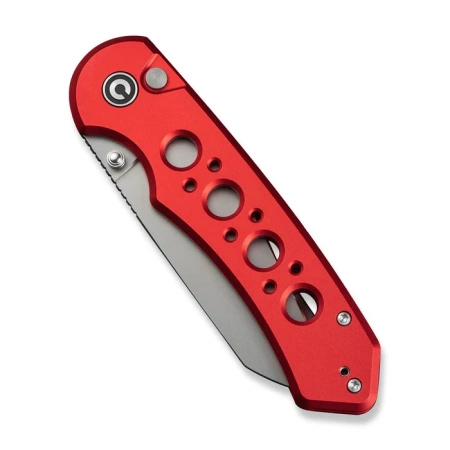 Nóż składany Civivi Pragma Prime Red Aluminium, Stonewashed 14C28N (C24067-2)