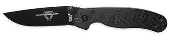 Nóż Ontario Rat 2 Folder Black Blade 8861BP - Czarny