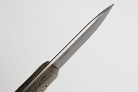 Nóż LionSteel Bushcraft Green Canvas / Stone Washed (B41 CVG)