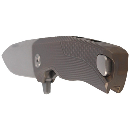 Nóż składany LionSteel ROK Titanium Bronze, Satin Blade (ROK B)