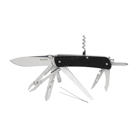 Scyzoryk Ruike LD51-B składany, wielofunkcyjny, czarny