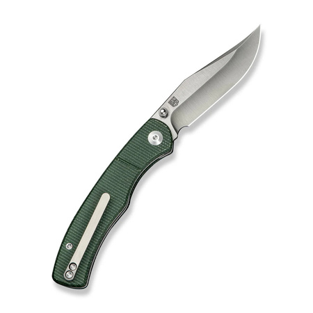 Nóż składany Civivi Clingman Green Canvas Micarta, Black Stonewashed Nitro-V by Taylor Martin Best Damn EDC (C23065-4)