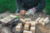 Zestaw 18 klocków z drewna lipowego do rzeźbienia - BeaverCraft BW18