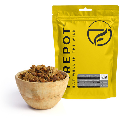 Firepot - Liofilizat Danie Wykwintna Wieprzowina z fasolką, 485g /510kcal