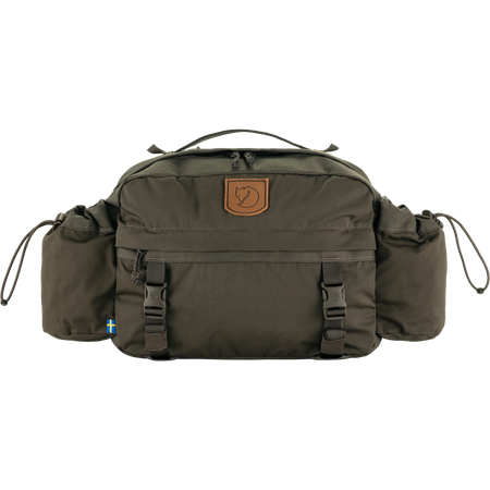 Fjallraven - Torba biodrowa Singi Hip Pack 10 - Dark Olive