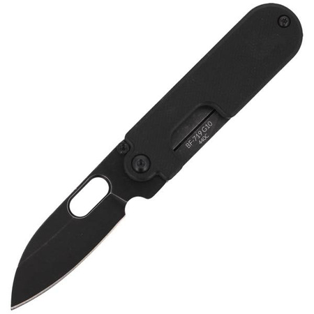 Nóż składany BlackFox Bean Gen2 Full Black Stone Washed Black G10 (BF-719G10)