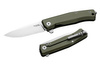 Nóż składany LionSteel Myto Green Aluminium, Stonewashed (MT01A GS)