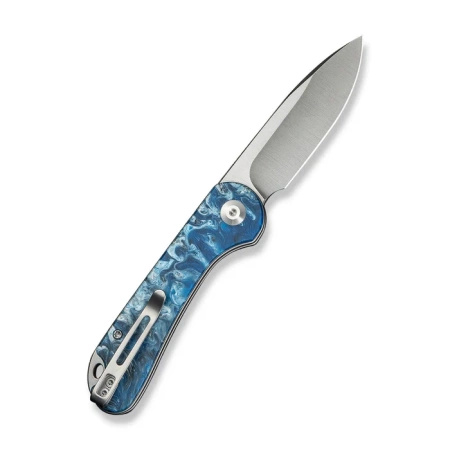 Nóż składany Civivi Elementum SJ Blue/Black/White Resin, Satin 14C28N (C18062AJ-4)