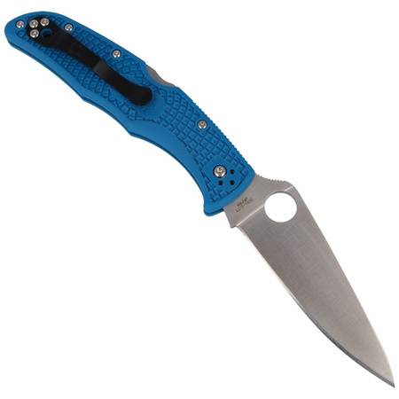 Nóż składany Spyderco Endura 4 FRN Blue Flat Ground Plain (C10FPBL)