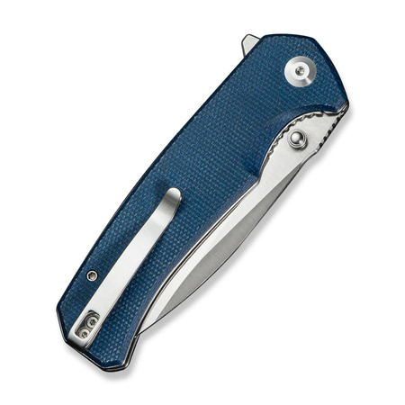 Nóż składany Sencut Skarnax Blue Canvas Micarta, Satin 9Cr18MoV (S24025-3)