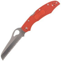 Nóż składany Spyderco Byrd Cara Cara 2 Rescue FRN Orange (BY17SOR2)