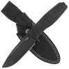 Nóż LionSteel Acha Black Burlap Micarta, Black Niolox by Molletta (AH B BLB)