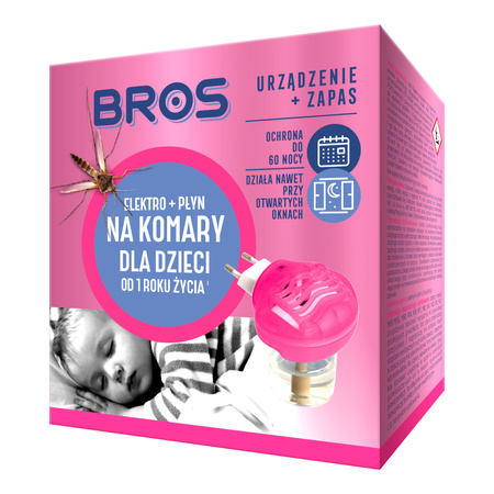 Bros - Elektro + płyn na komary dla dzieci