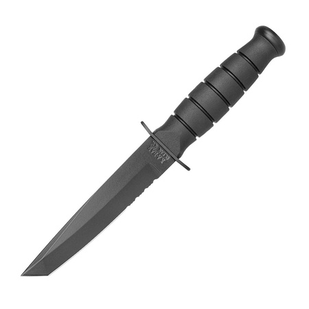 Ka-Bar 1255 - Nóż Short Tanto Black Serrated