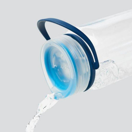 Butelka Hydrapak Recon - 1L - clear/navy/cyan