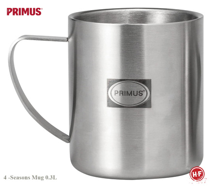 Primus - Kubek biwakowy ze stali nierdzewnej 4-Season Mug 0.3L 