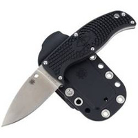 Nóż Spyderco Enuff FRN Black Leaf Plain - FB31PBK