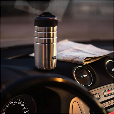 Esbit - Kubek termiczny Majoris Thermo Mug Flip Top 450 ml srebrny