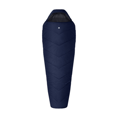 Alpinus - Śpiwór Fiber Pro 1500 dla leworęcznych - granatowy