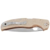 Nóż składany Spyderco Native Chief Brown Canvas Micarta, Satin CPM Cru-Wear by Sal Glesser (C244MPCW)