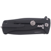 Nóż składany LionSteel SR Flipper Aluminum Black / Black Blade (SR22A BB)