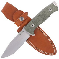 Nóż LionSteel Micarta Green Canvas, Satin Blade Sleipner (M5 CVG)