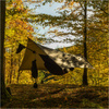 Flyhamak - Tarp Sola 4x3m - ciemnooliwkowy