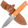 Nóż LionSteel Bushcraft Orange G10, Stone Washed Sleipner by Molletta (B41 GOR)