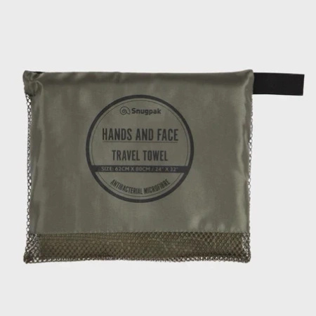 Ręcznik turystyczny Mały Snugpak Hands And Face Olive