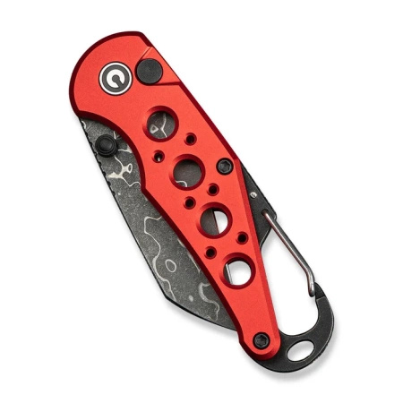 Nóż składany Civivi Pragma Red Aluminium, Damascus (C23062B-DS1)