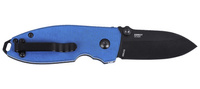 Nóż składany CRKT 2474BD SQUID BUTTON LOCK BLUE