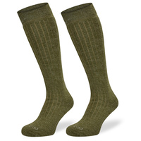 Comodo - Skarpety SMD długie z wełną - khaki