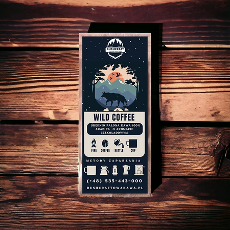 Bushcraft Coffee Roasters - Kawa mielona Wild Coffee - 250g